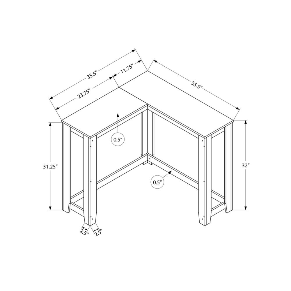 Seva - Accent Table Console Entryway Narrow Corner Living Room Bedroom White