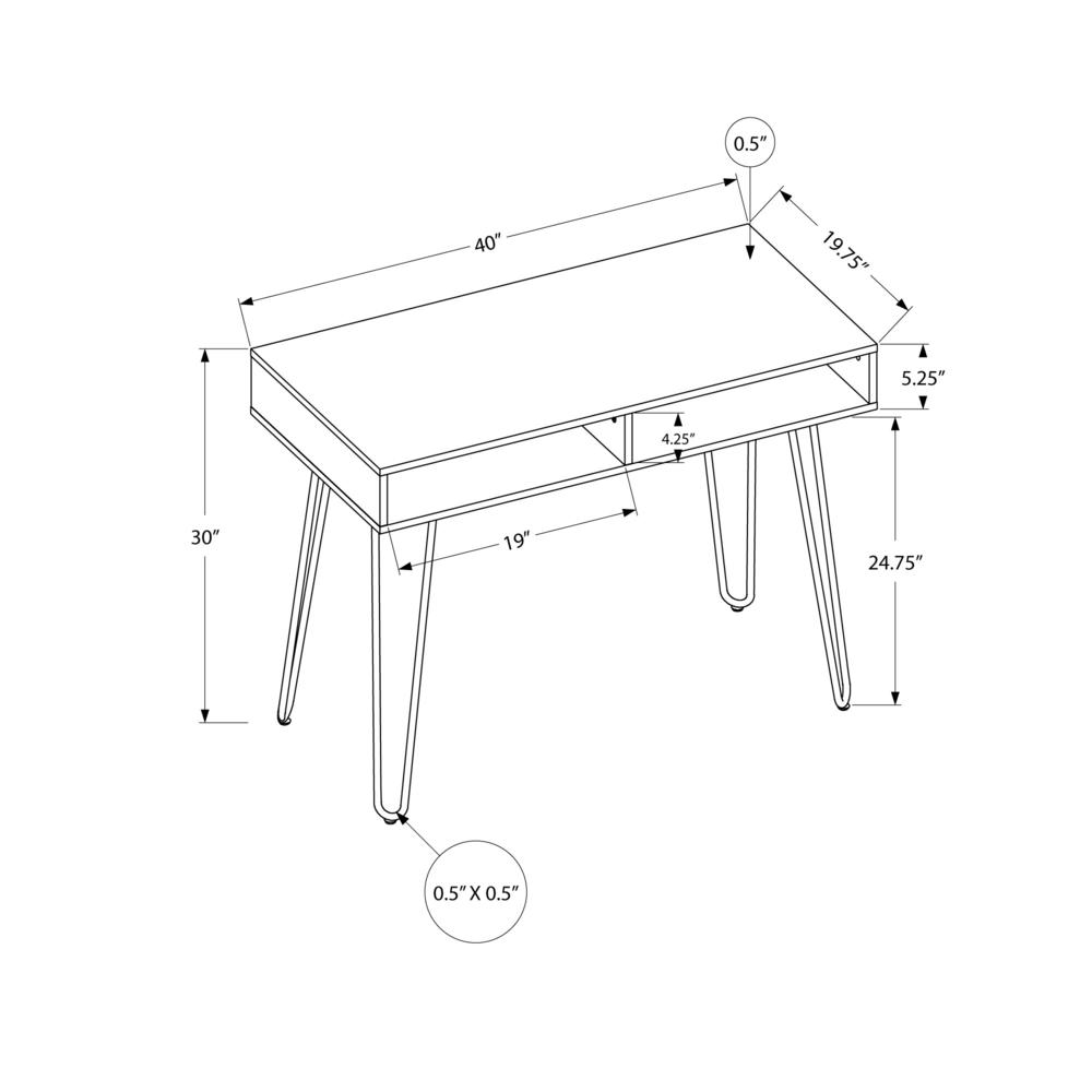 Kagama - Computer Desk Home Office Laptop Left Right Set-up Storage Drawers