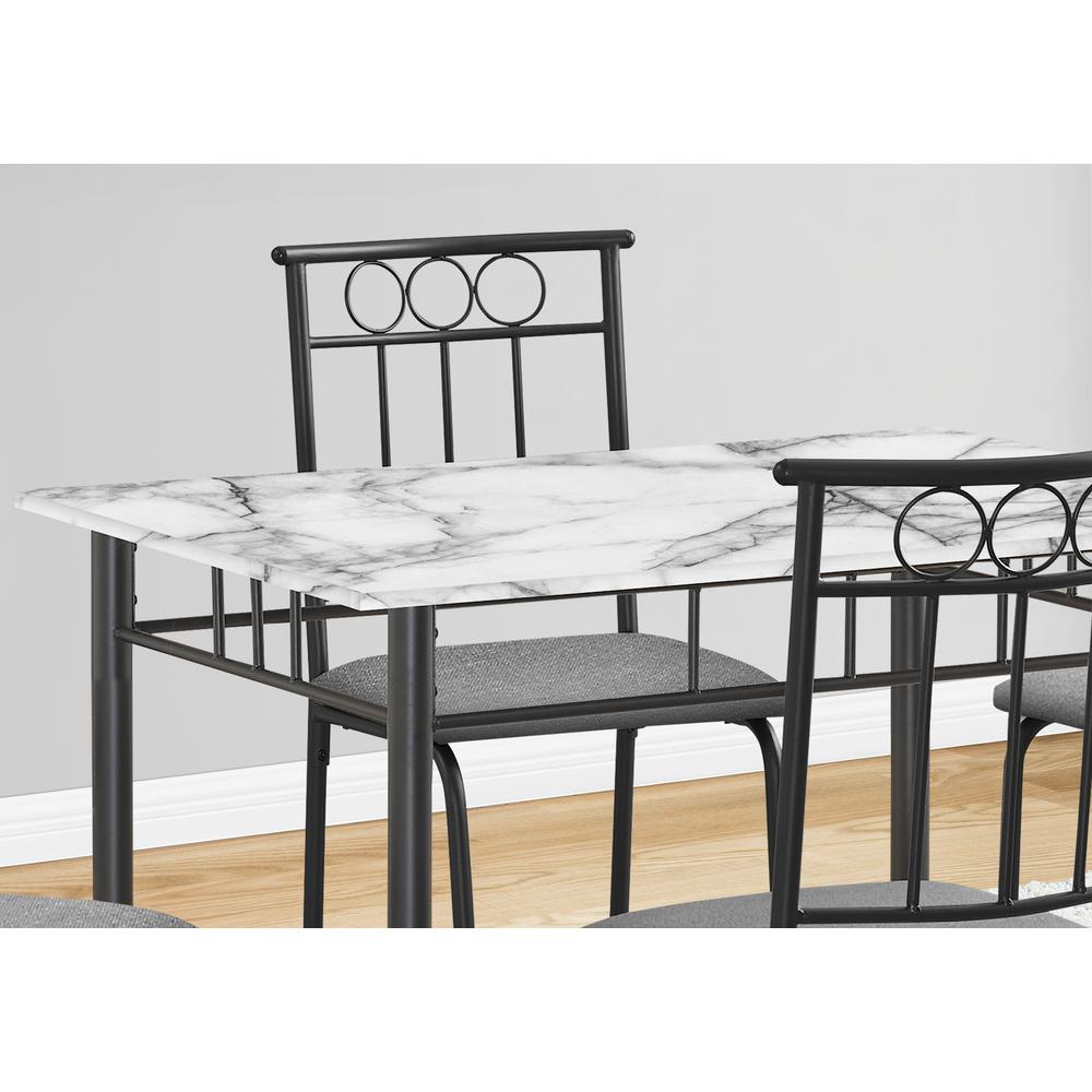 Alene - Dining Table Set 5pcs Set Small 40" Rectangular Kitchen White