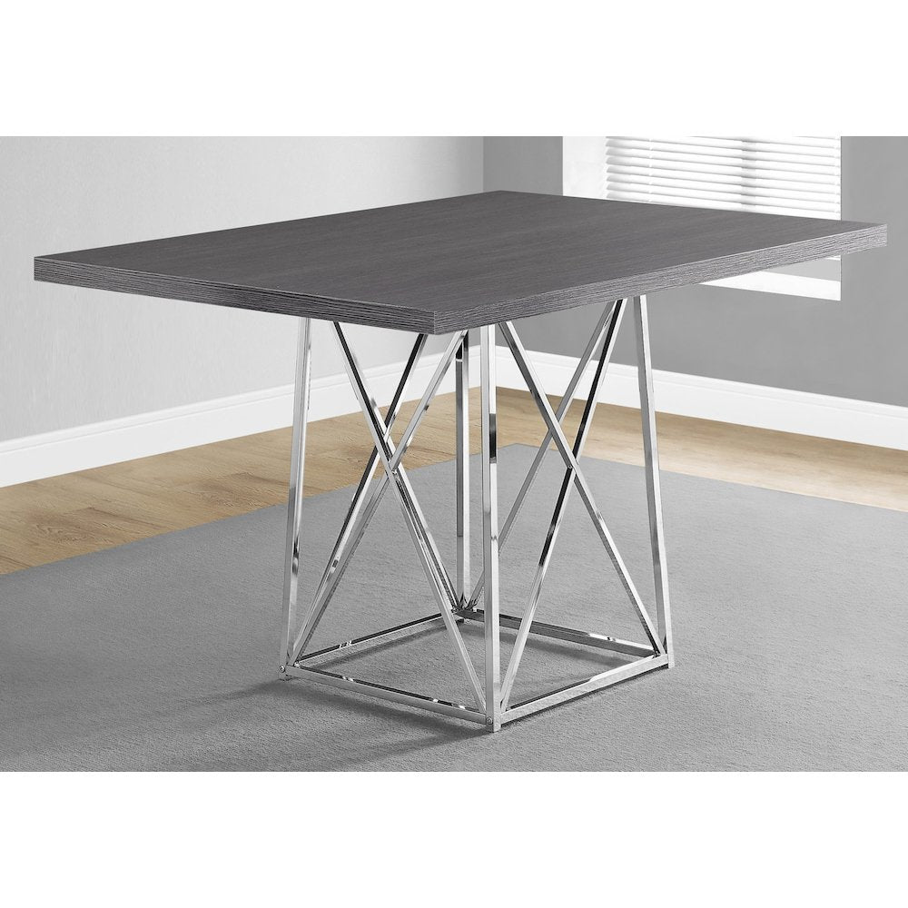 Nazario - Dining Table 48" Rectangular Small Kitchen Dining Room Grey Laminate