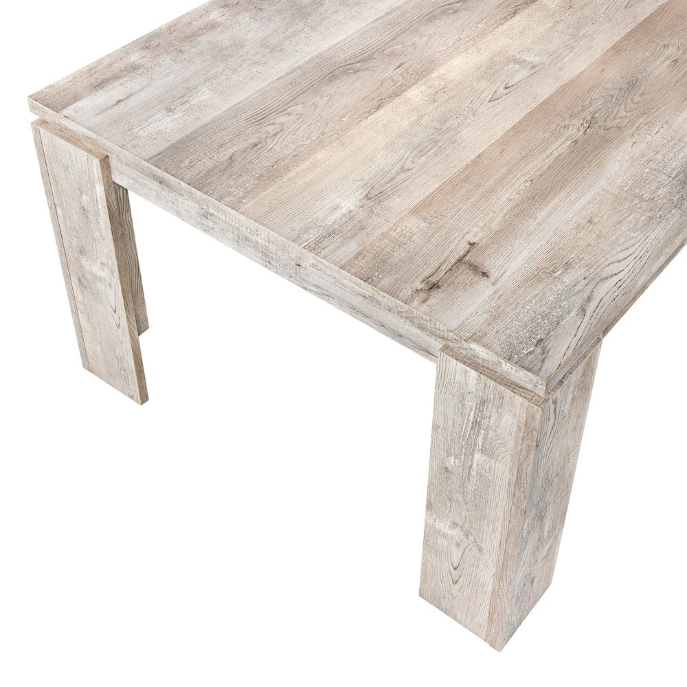 Jewel - Dining Table 60" Rectangular Kitchen Dining Room Beige Laminate Contemporary