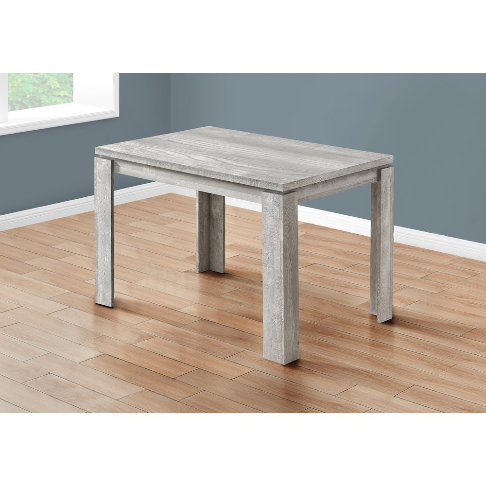 Gable - Dining Table 48" Rectangular Small Kitchen Dining Room Grey Laminate