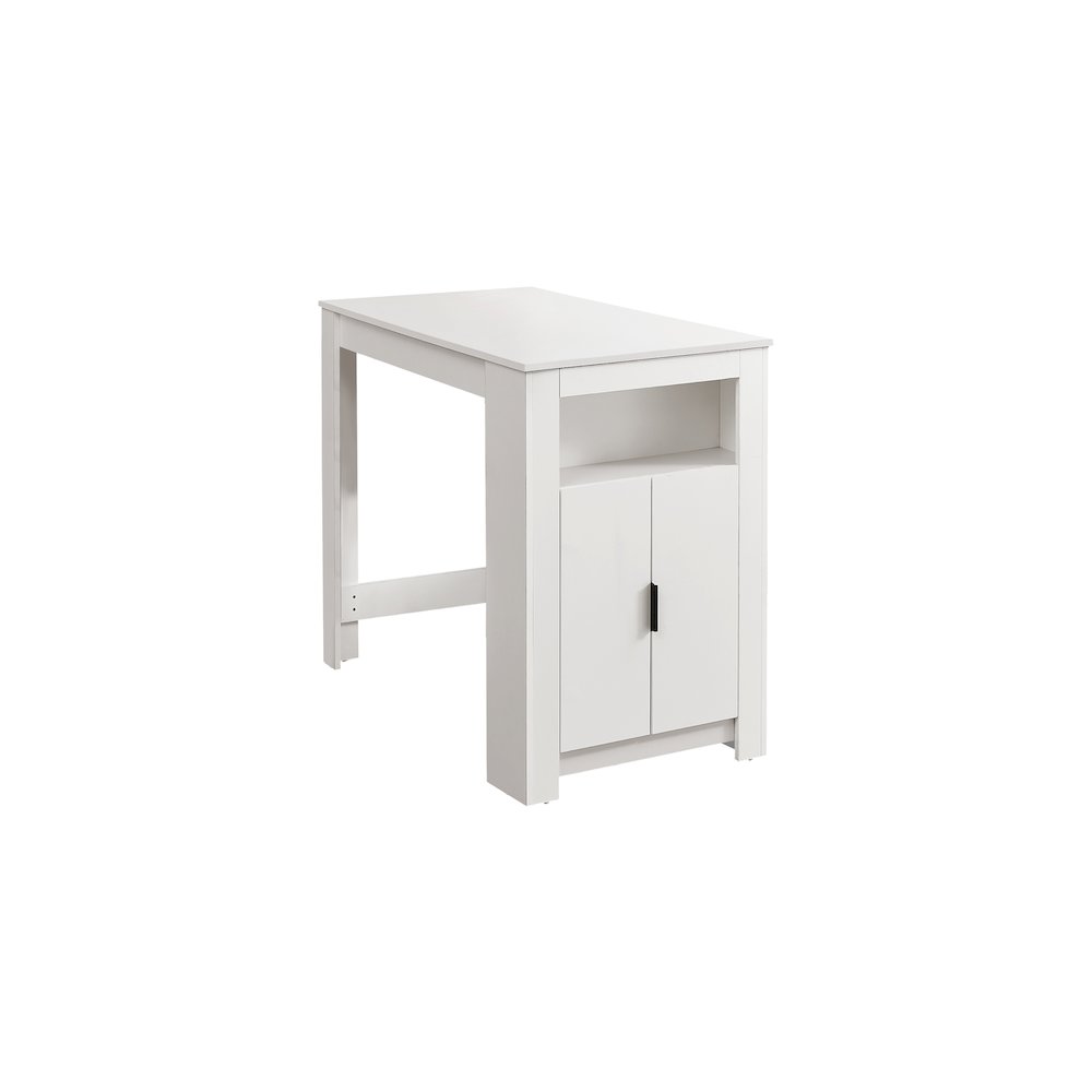 Mirari - Dining Table 48" Rectangular Counter Height Kitchen Small Storage White