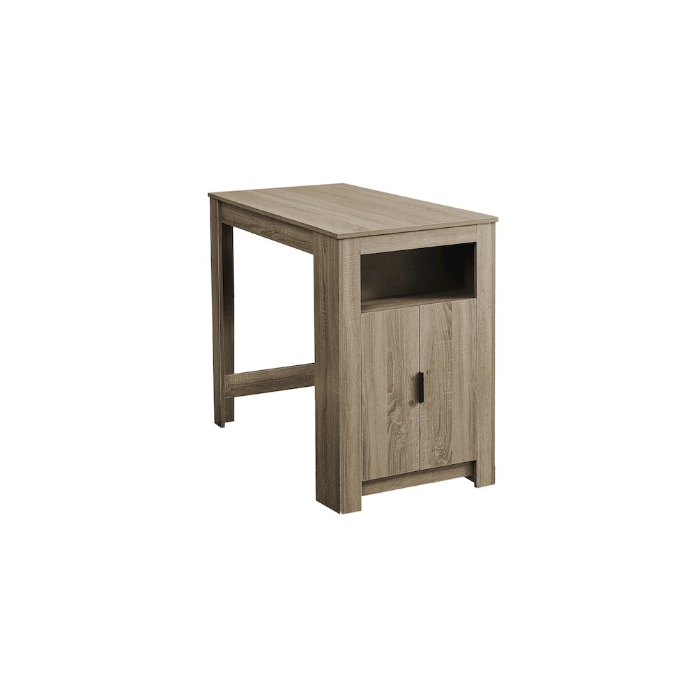 Katell - Dining Table 48" Rectangular Counter Height Kitchen Small Storage Brown
