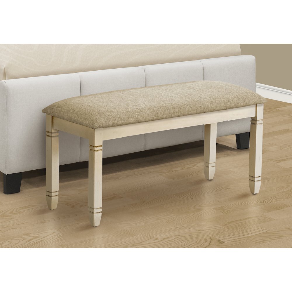 Rita - Bench 41" Rectangular Kitchen Dining Room Entryway Bedroom Upholstered Wood