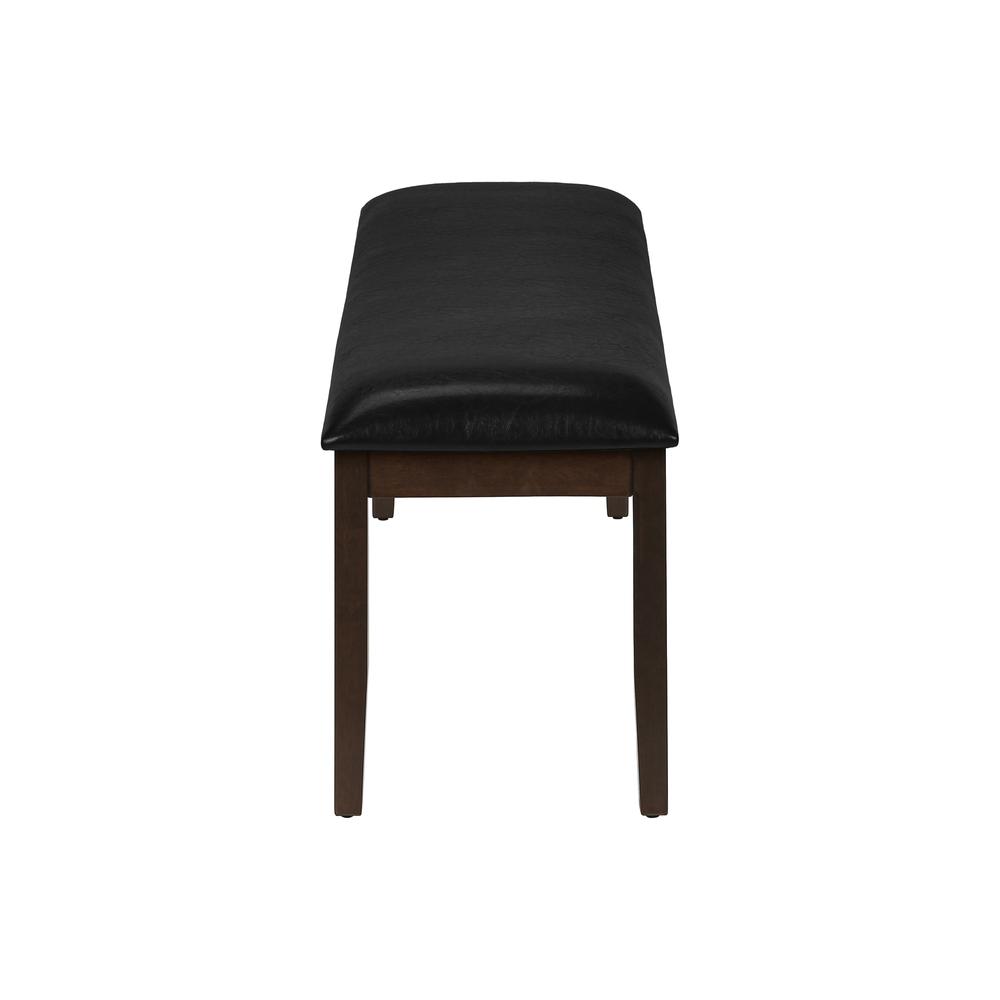 Erik - Bench 48" Rectangular Dining Room Hallway Entryway Upholstered Wood Brown