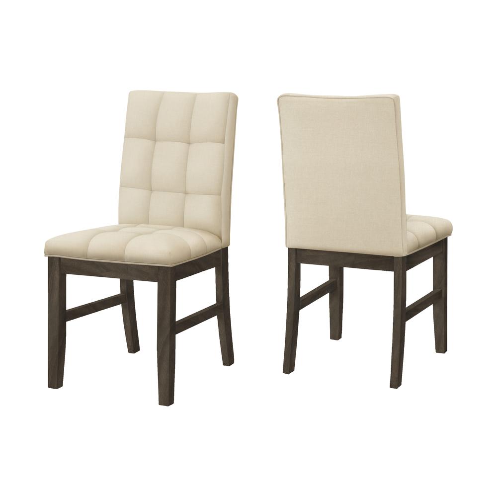 Square - Dining Chair 37" Height Set Of 2 Upholstered Dining Room