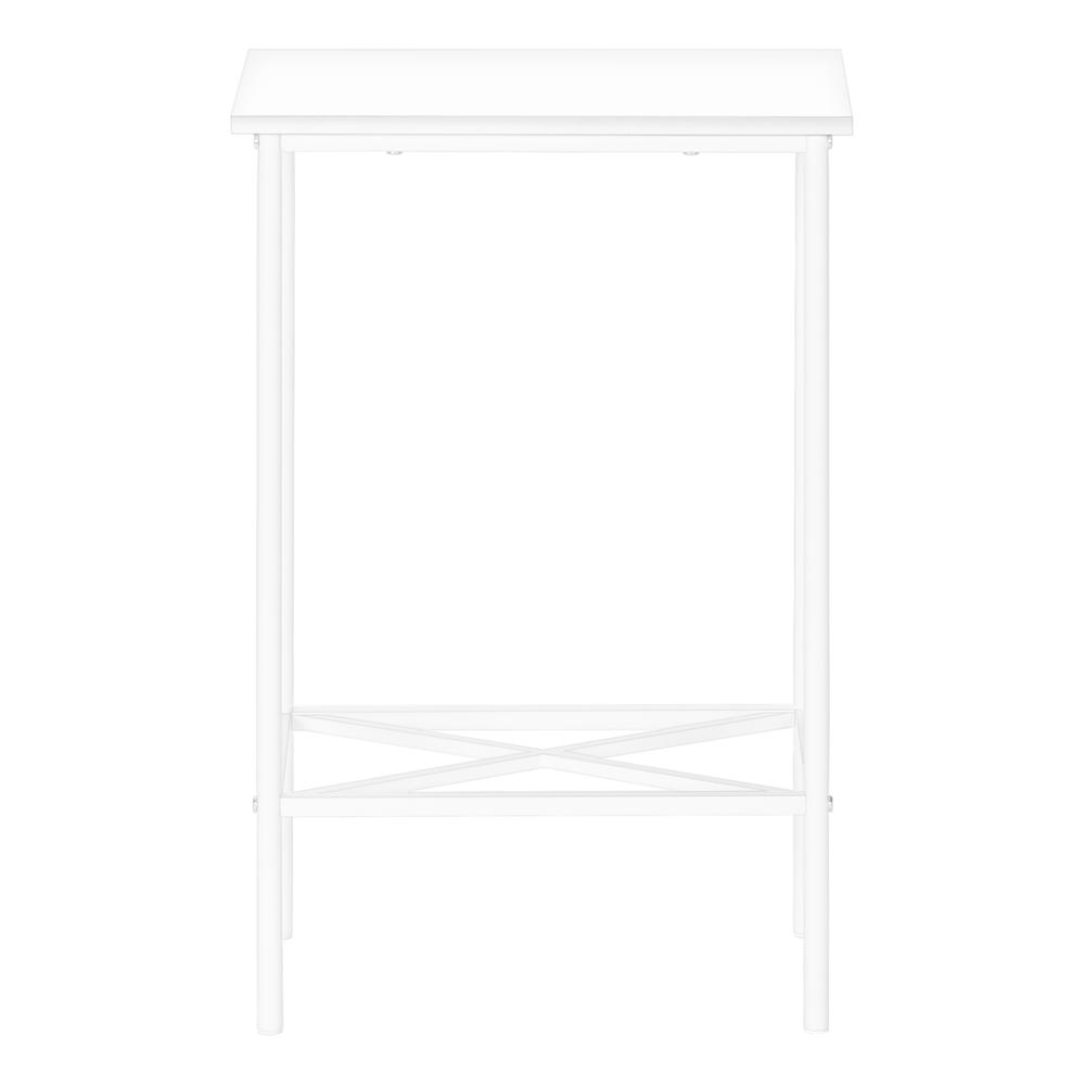 Aramis - Accent Table Side End Narrow Small 2 Tier Living Room
