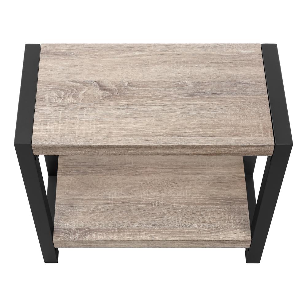 Rona - Accent Table Side End Narrow Small 2 Tier Living Room