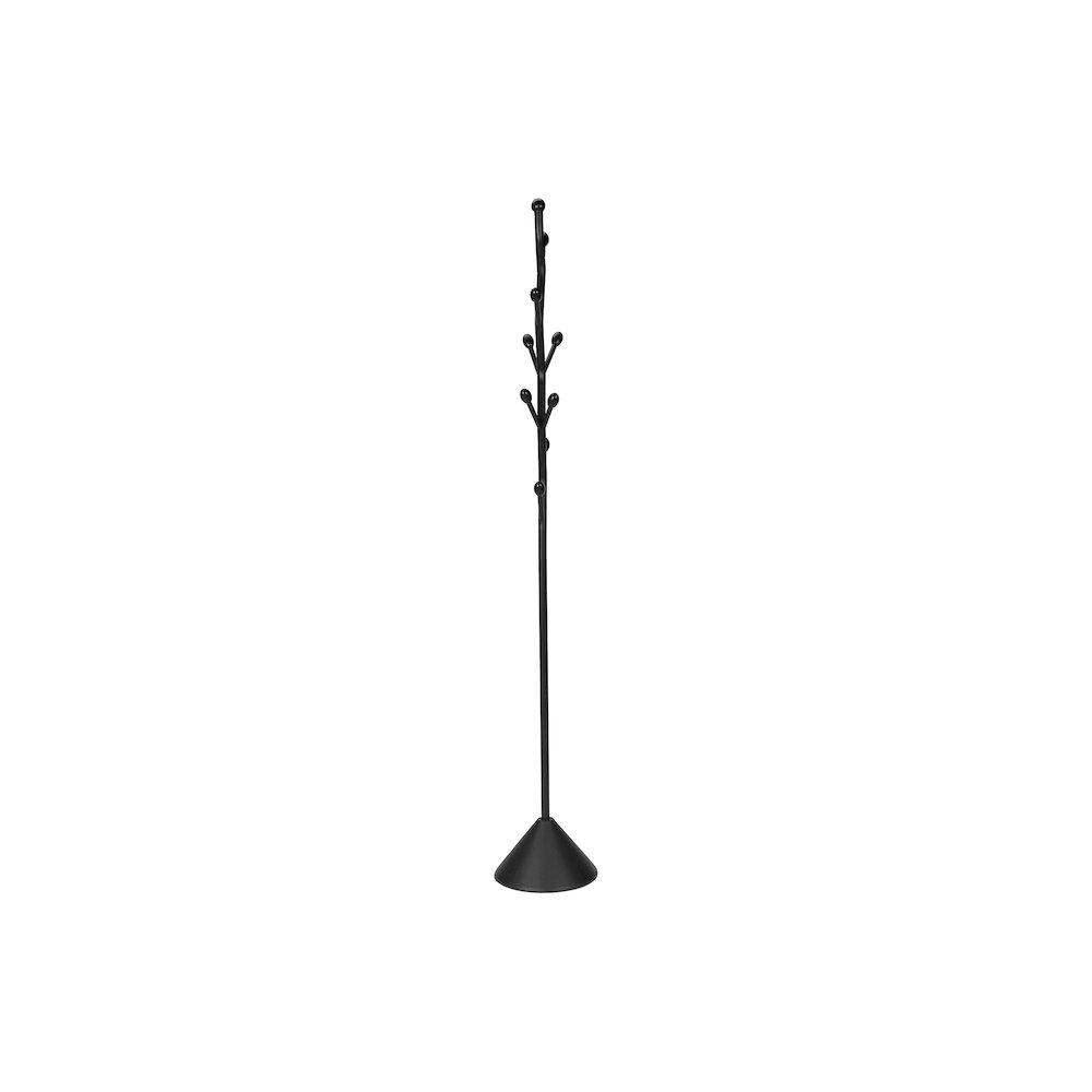 Jeramiah - Coat Rack Hall Tree 8 Hooks Entryway 72"H Bedroom Black