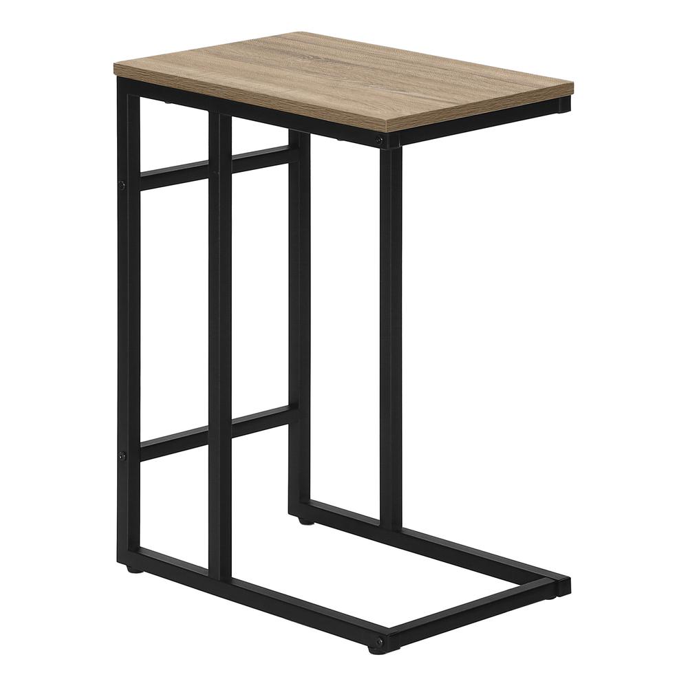 Bianchi - Accent Table C-shaped End Side Snack Living Room Bedroom Brown
