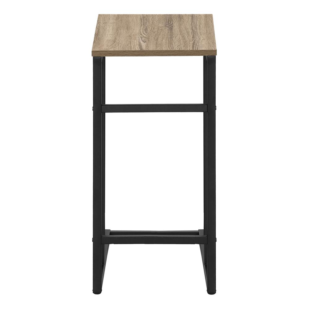 Bianchi - Accent Table C-shaped End Side Snack Living Room Bedroom Brown