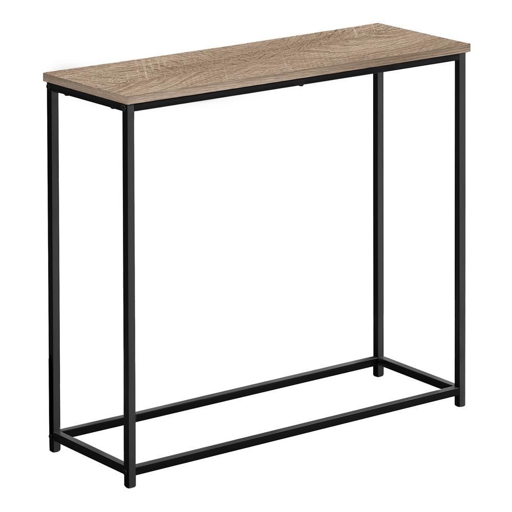Katiely - Accent Table Console Entryway Narrow Sofa Living Room Bedroom Brown