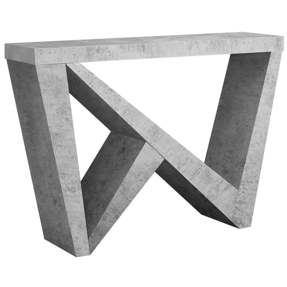 Agustus - Accent Table Console Entryway Narrow Sofa Living Room Bedroom Grey