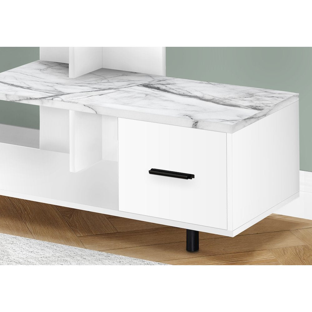 Massey - Tv Stand 48 Inch Console Media Entertainment Center Storage Drawer