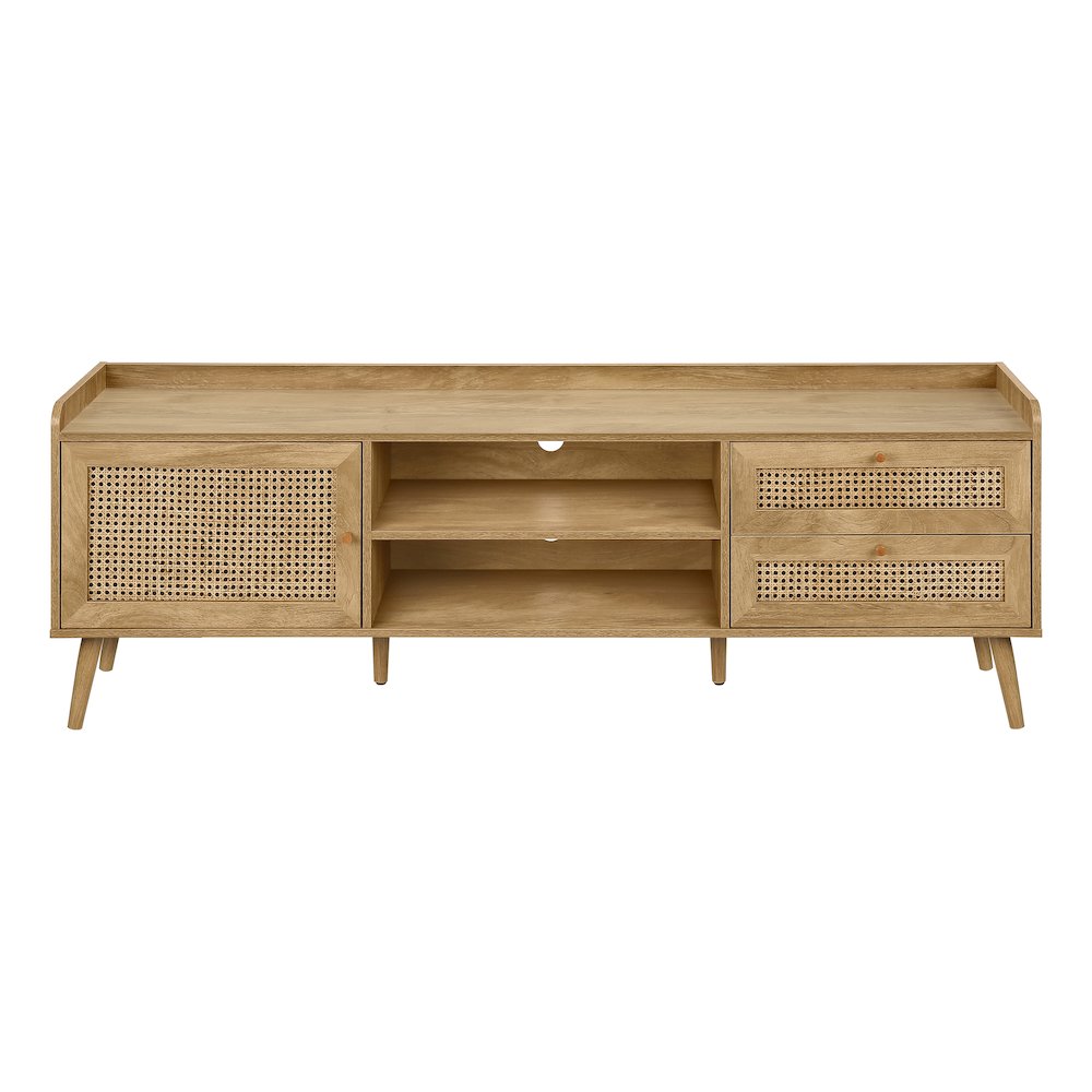 Dalini - Tv Stand 72 Inch Console Media Entertainment Center Storage Cabinet