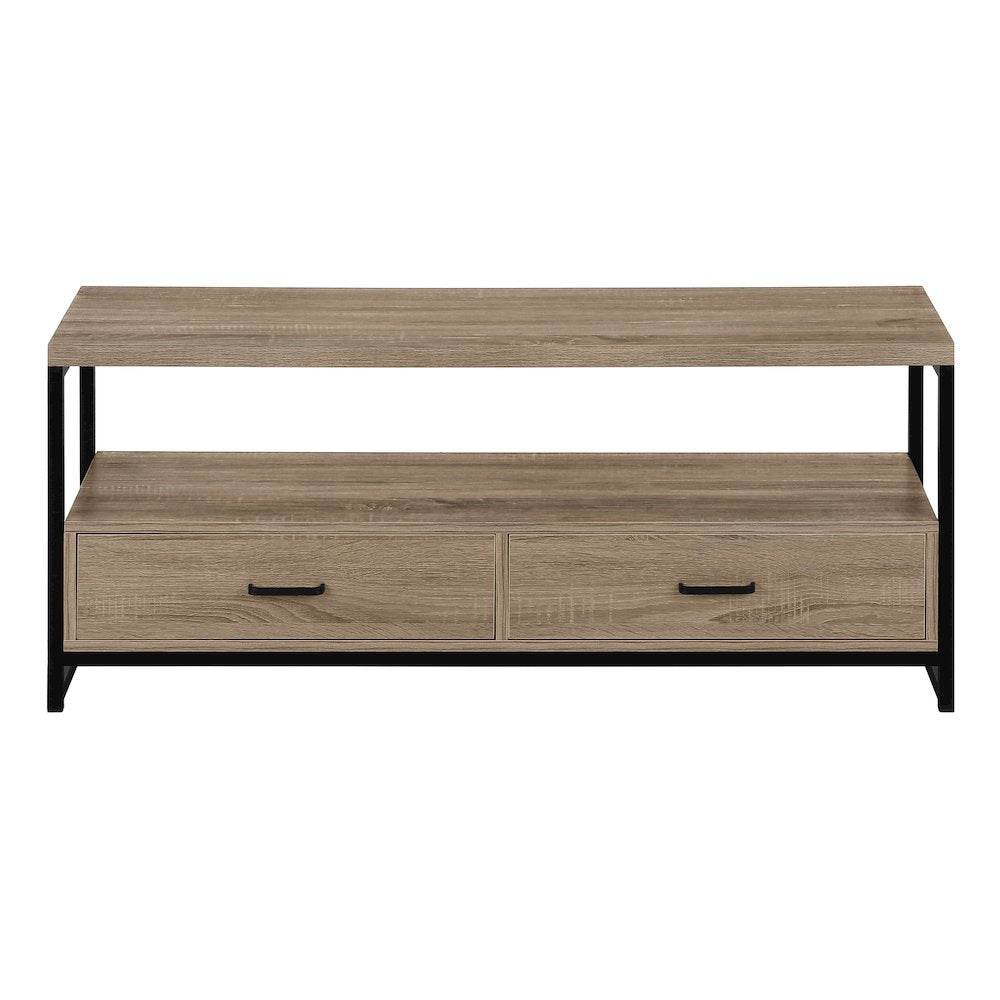 Hildon - Tv Stand 48 Inch Console Media Entertainment Center Storage Drawers