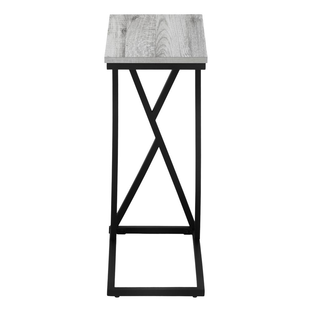 Elegant - Accent Table C-shaped End Side Snack Living Room Bedroom Grey