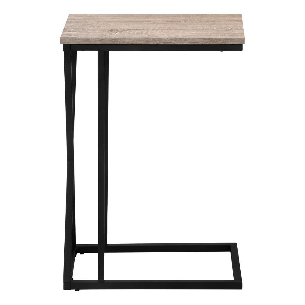 Melody - Accent Table C-shaped End Side Snack Living Room Bedroom Brown