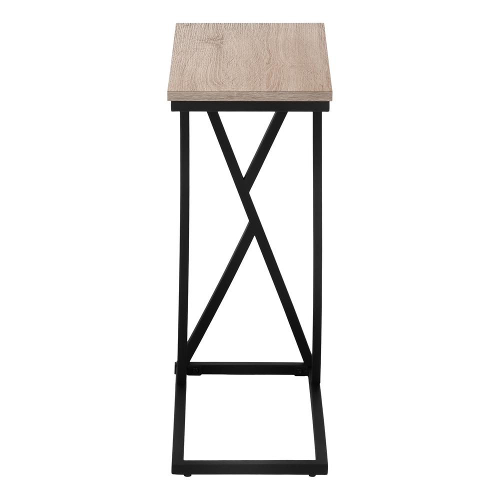 Melody - Accent Table C-shaped End Side Snack Living Room Bedroom Brown