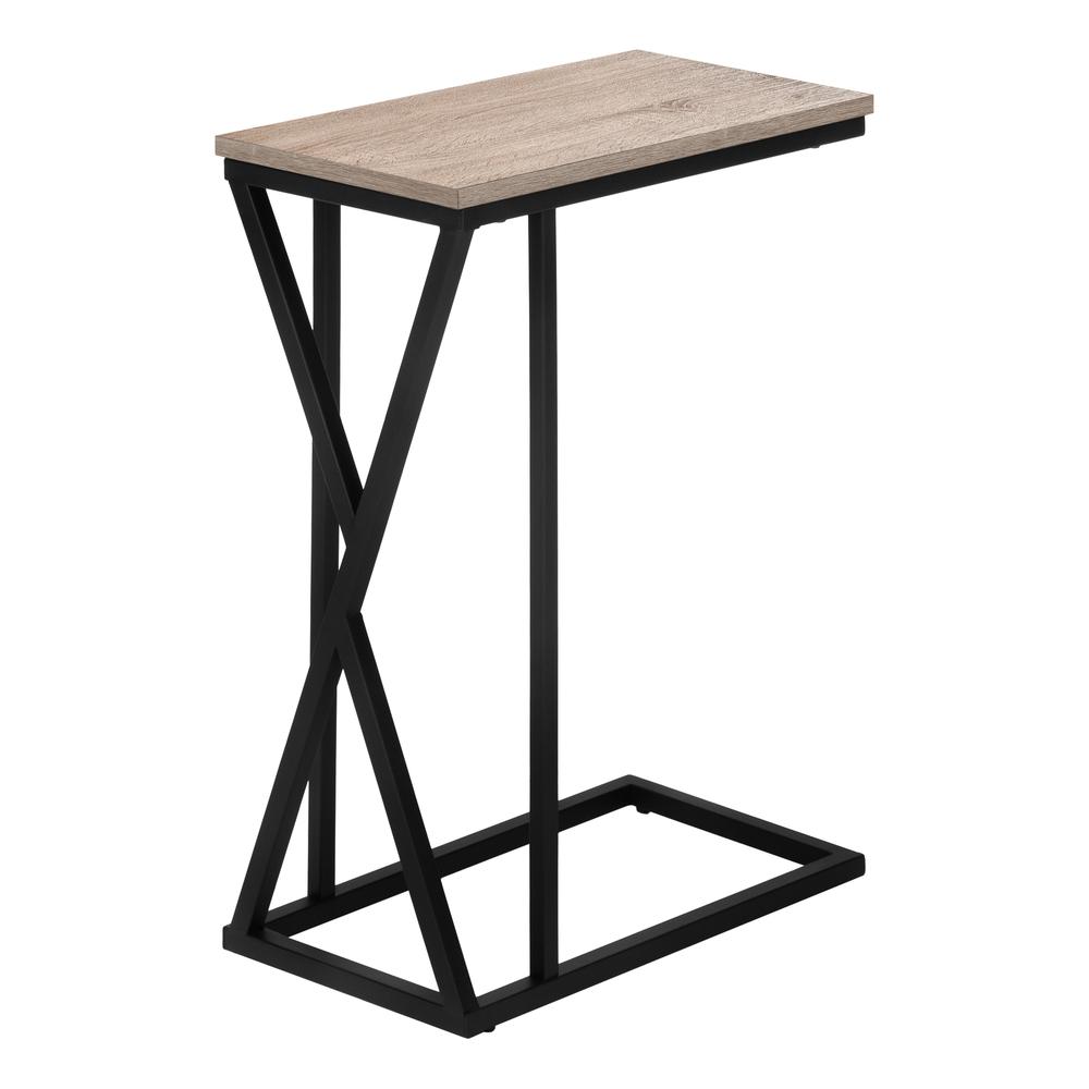 Melody - Accent Table C-shaped End Side Snack Living Room Bedroom Brown