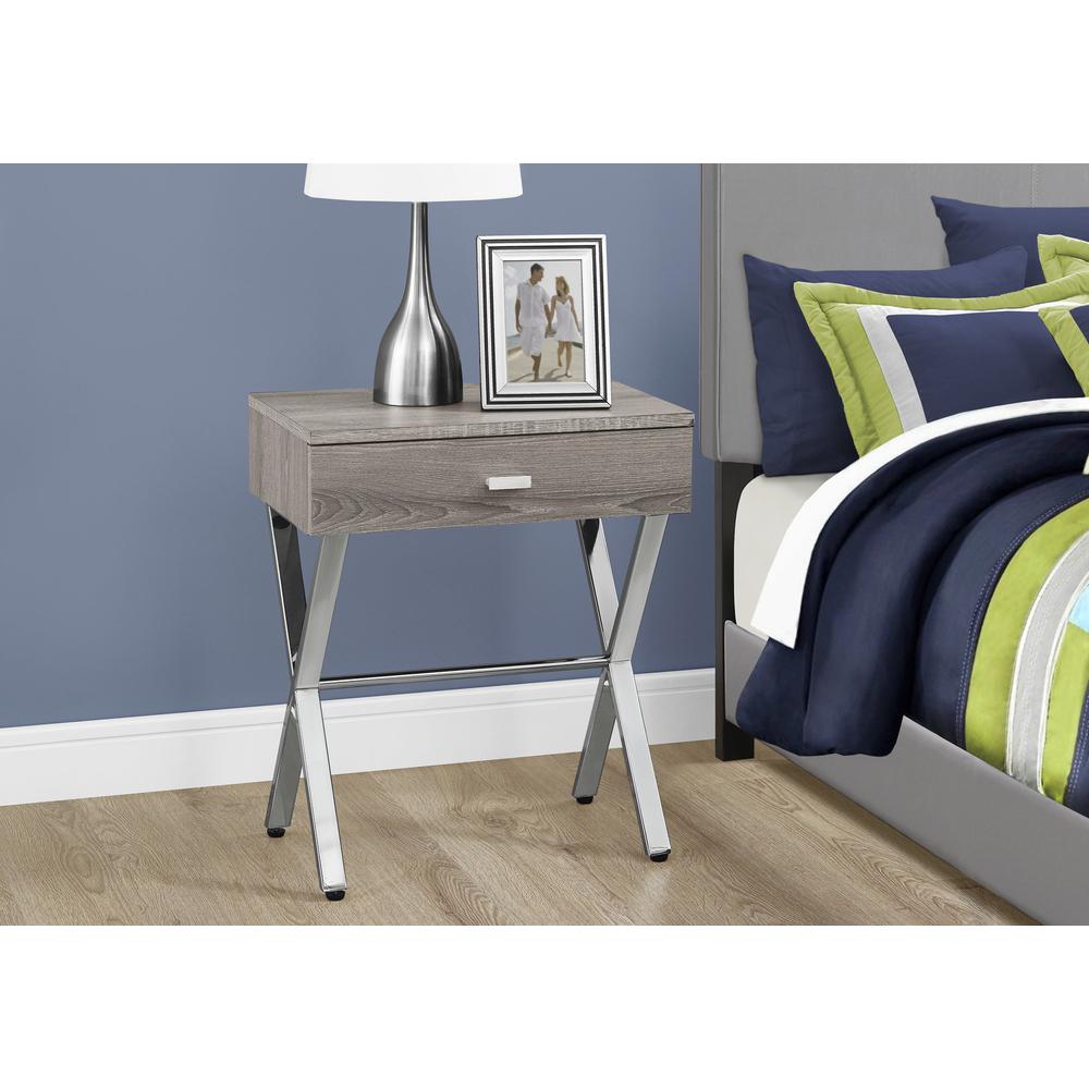 Herzen - Accent Table Side End Nightstand Lamp Storage Drawer Living Room