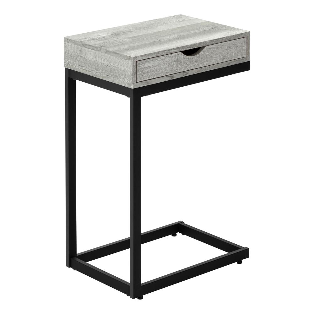 Swanson - Accent Table C-shaped End Side Snack Storage Drawer Living Room