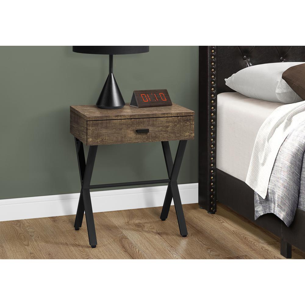 Fella - Accent Table Side End Nightstand Lamp Storage Drawer Living Room