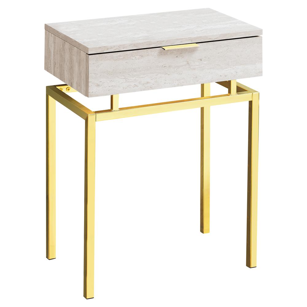 Curtice - Accent Table Side End Nightstand Lamp Storage Drawer Living Room