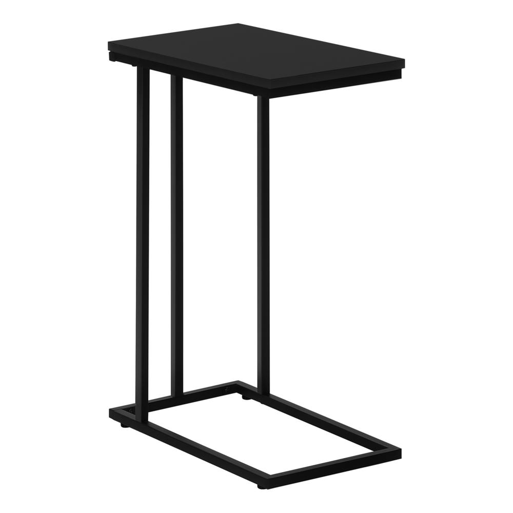 Penny - Accent Table C-shaped End Side Snack Living Room Bedroom Black