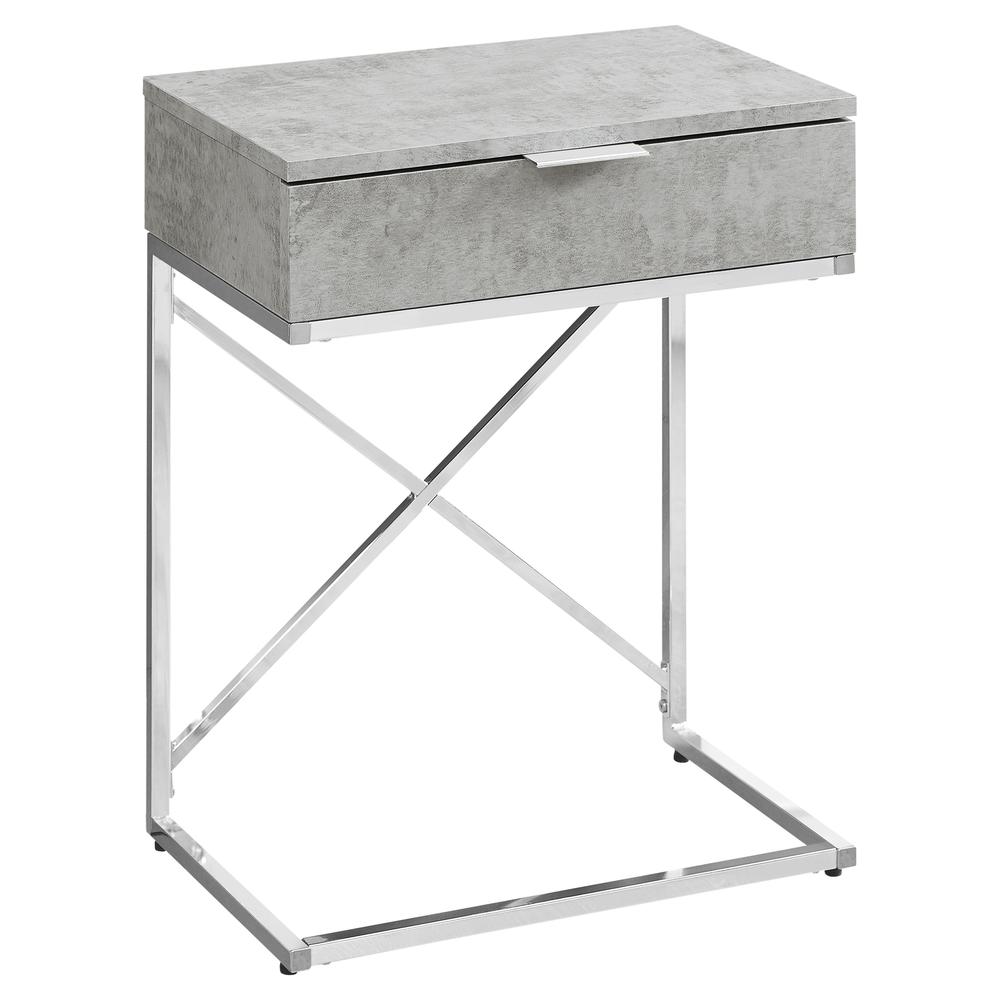 Marya - Accent Table Side End Nightstand Lamp Storage Drawer Living Room