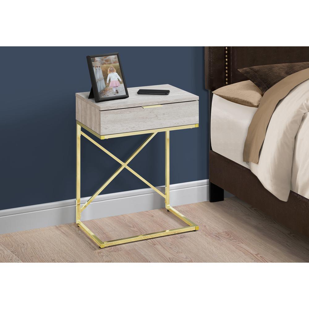 Valencia - Accent Table Side End Nightstand Lamp Storage Drawer Living Room