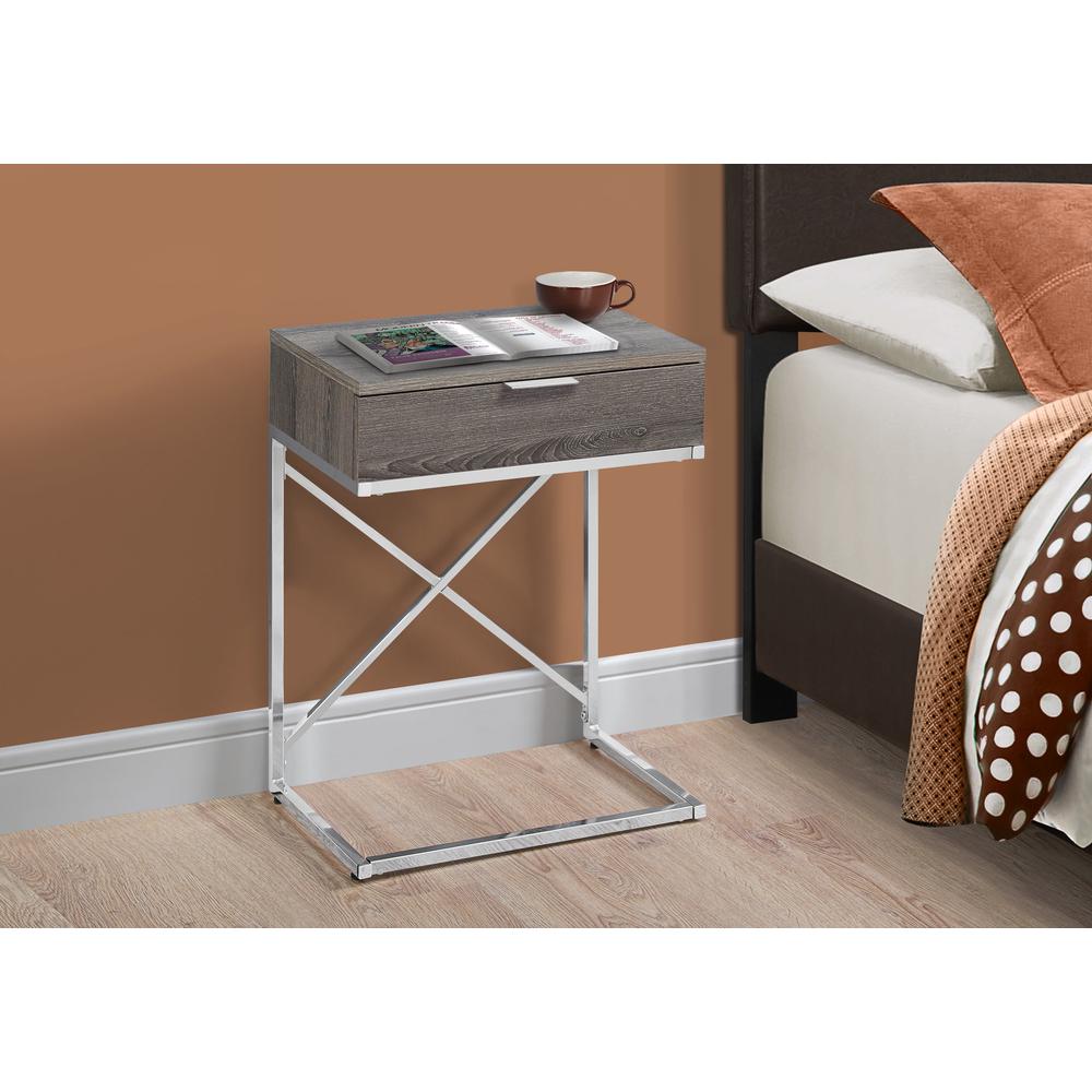 Perry - Accent Table Side End Nightstand Lamp Storage Drawer Living Room