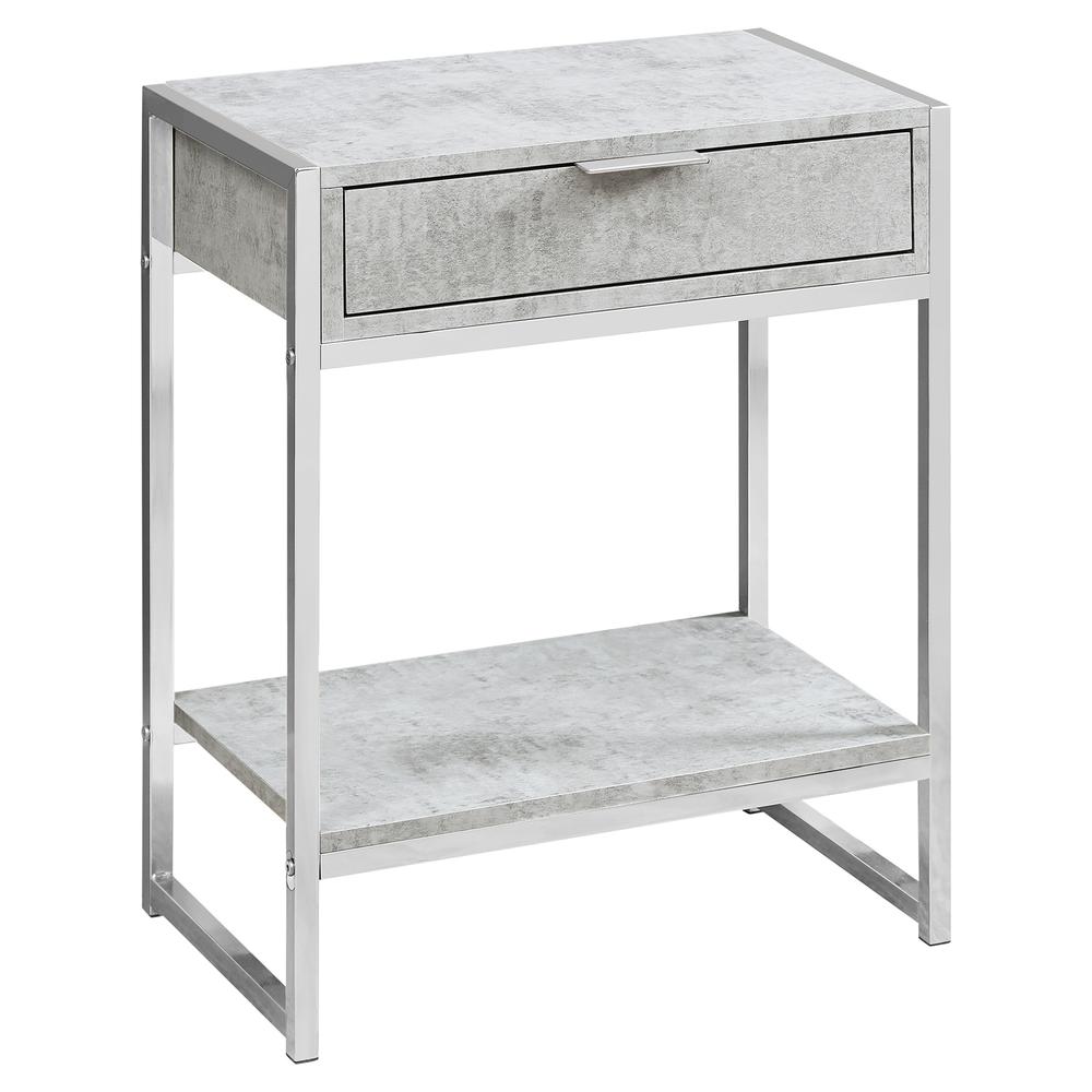 Rosie - Accent Table Side End Nightstand Lamp Storage Drawer Living Room