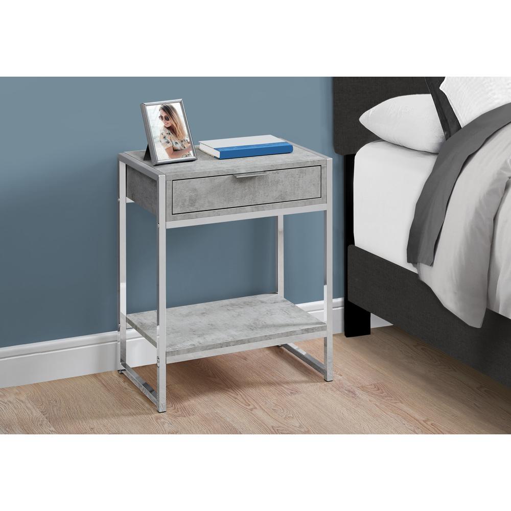 Rosie - Accent Table Side End Nightstand Lamp Storage Drawer Living Room