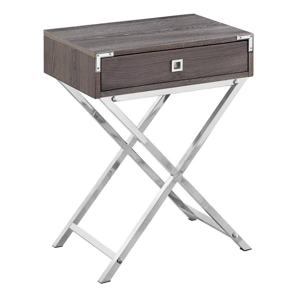 Raurey - Accent Table Side End Nightstand Lamp Storage Drawer Living Room