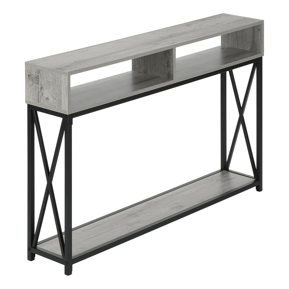 Noemie - Accent Table Console Entryway Narrow Sofa Living Room Bedroom Grey