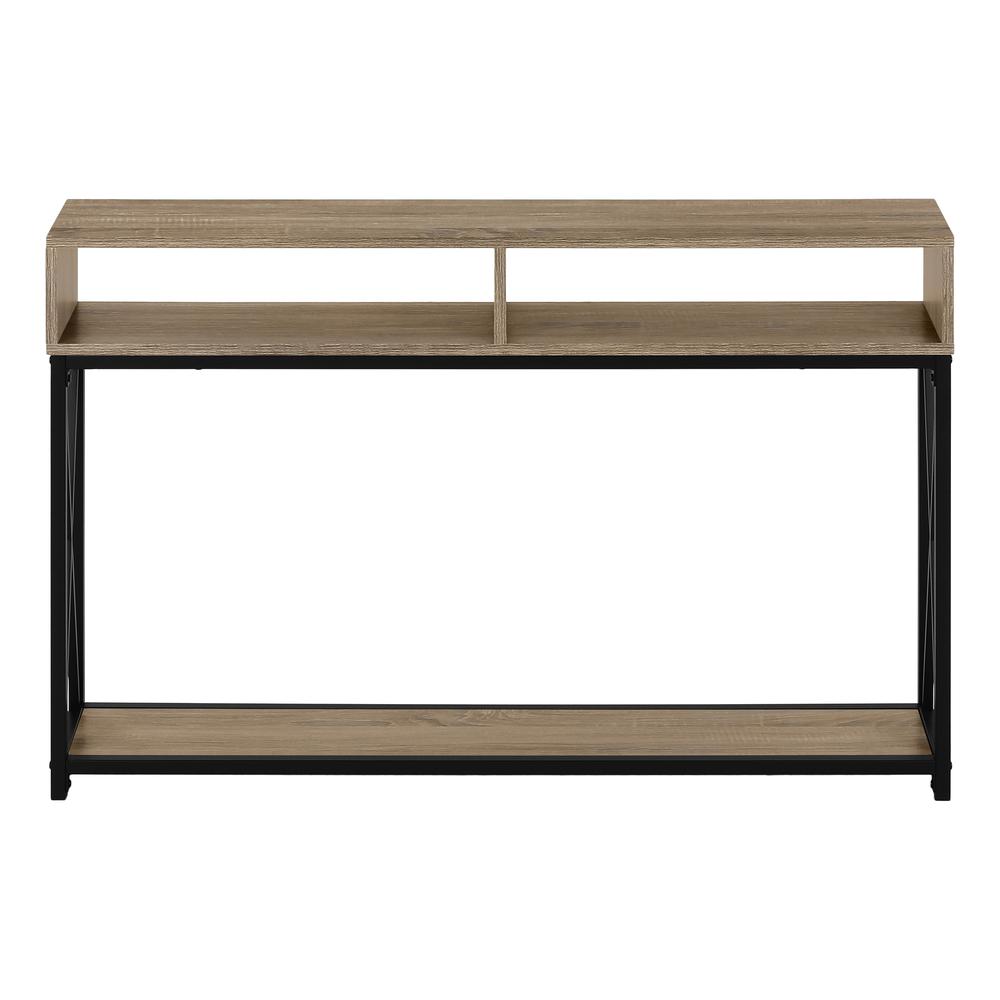 Zanetta - Accent Table Console Entryway Narrow Sofa Living Room Bedroom Brown