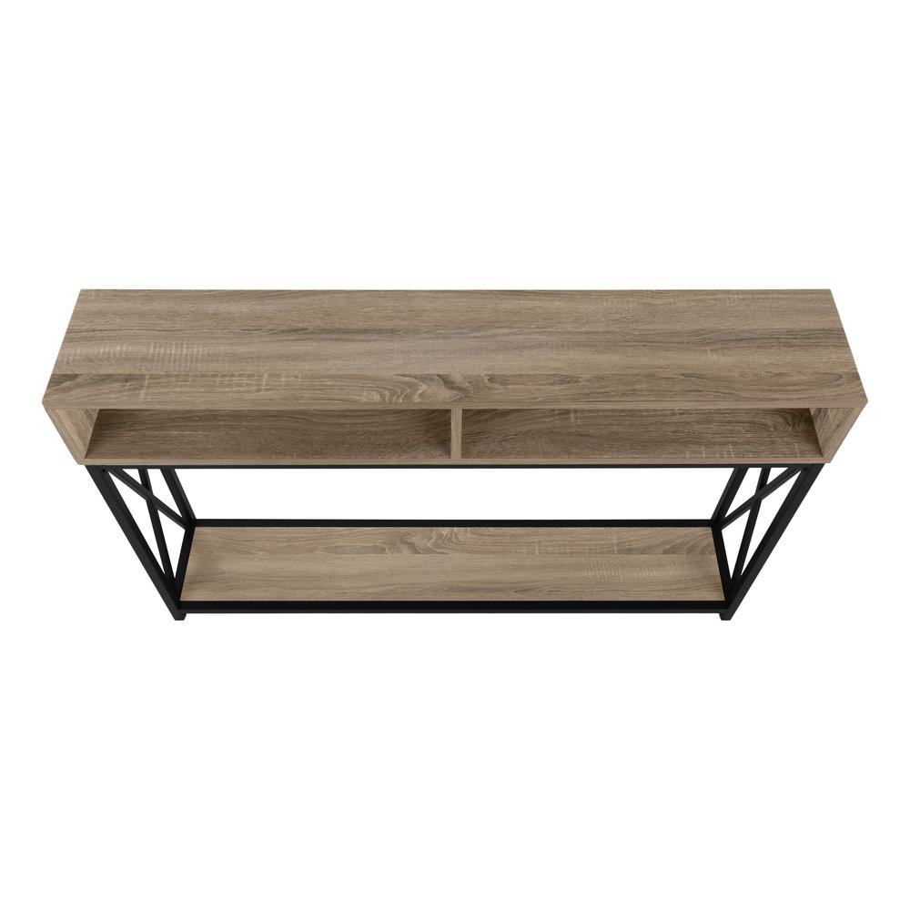 Zanetta - Accent Table Console Entryway Narrow Sofa Living Room Bedroom Brown