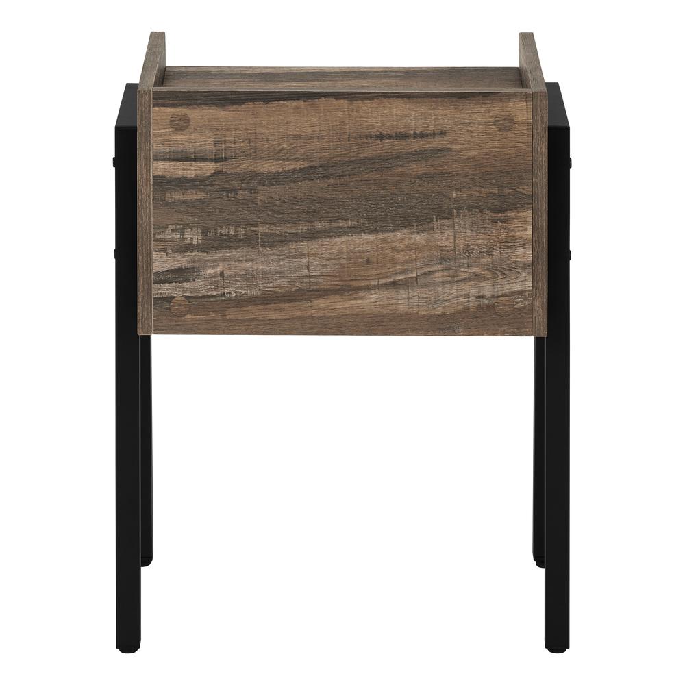 Pascha - Accent Table Side End Nightstand Lamp Living Room Bedroom Brown