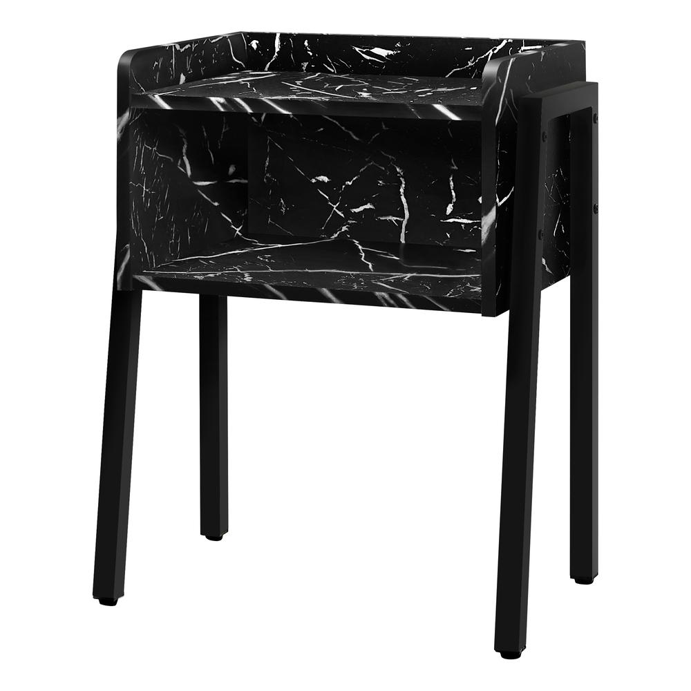 Sydnea - Accent Table Side End Nightstand Lamp Living Room Bedroom Black
