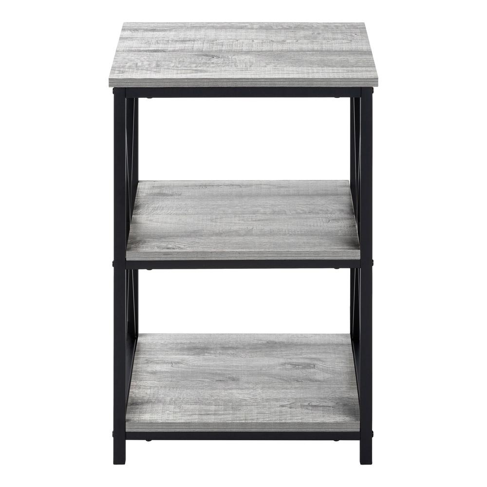 Caramay - Accent Table Side End Nightstand Lamp Living Room Bedroom Grey
