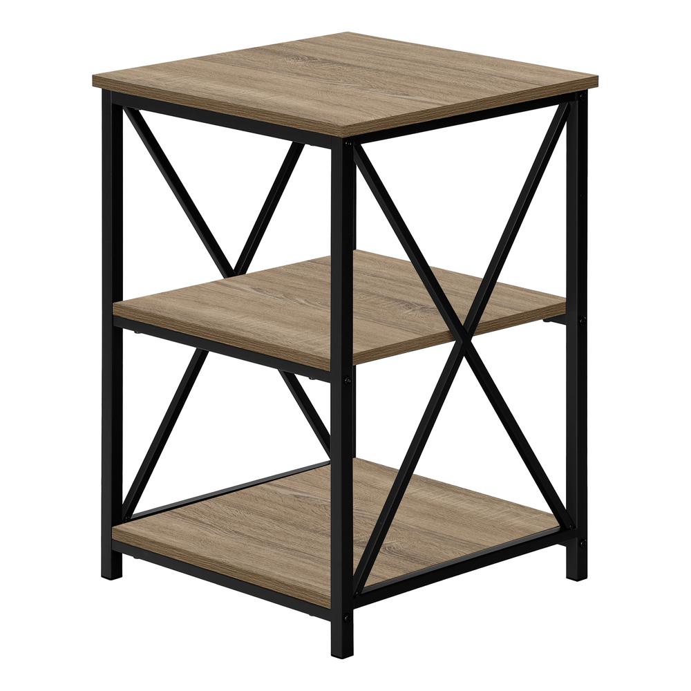 Hansel - Accent Table Side End Nightstand Lamp Living Room Bedroom Brown