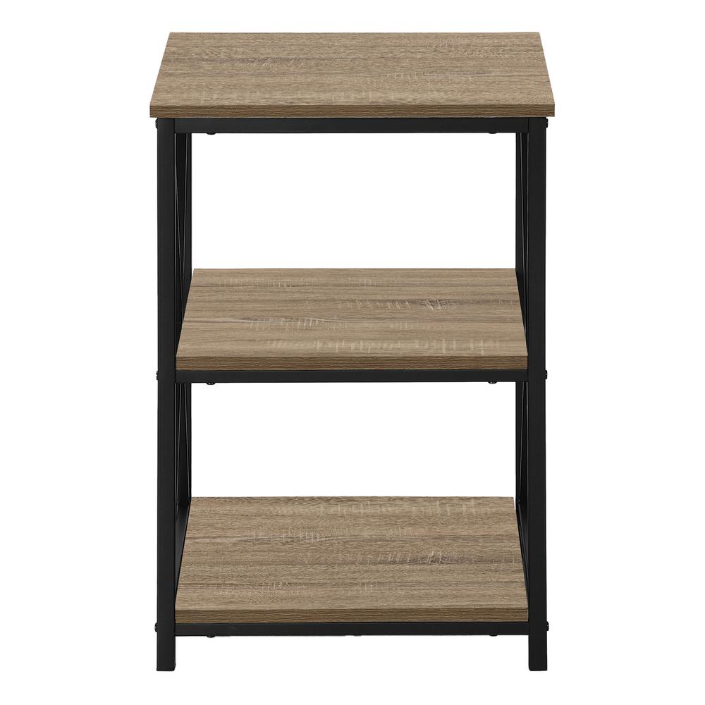 Hansel - Accent Table Side End Nightstand Lamp Living Room Bedroom Brown