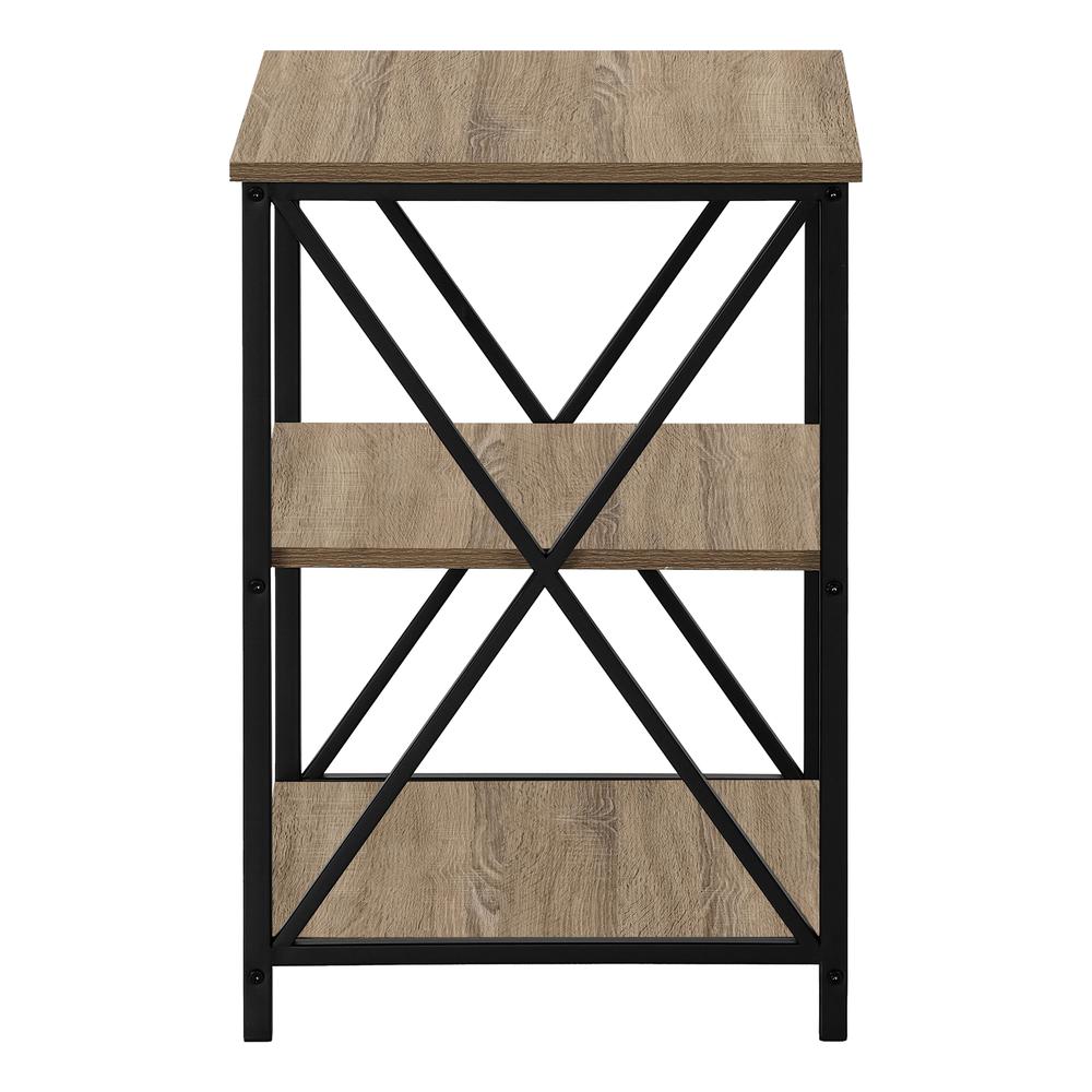 Hansel - Accent Table Side End Nightstand Lamp Living Room Bedroom Brown