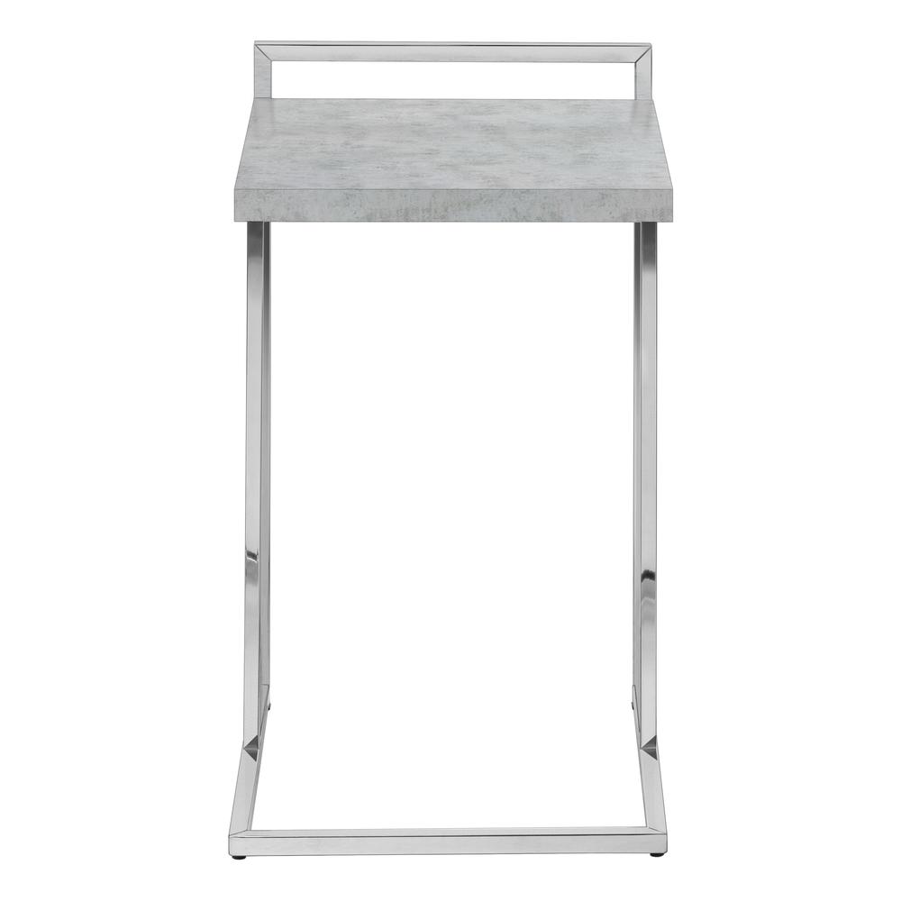 Idalia - Accent Table C-shaped End Side Snack Living Room Bedroom Grey