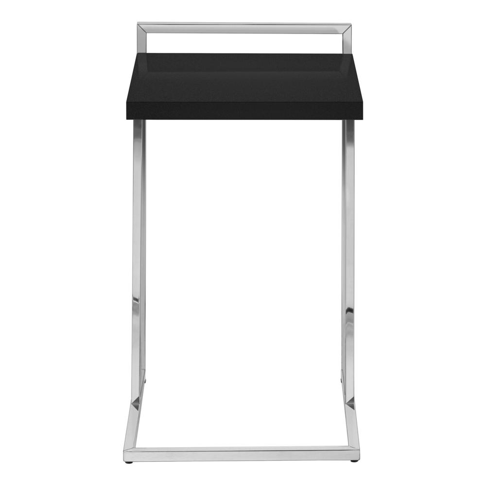 Romina - Accent Table C-shaped End Side Snack Living Room Bedroom Black