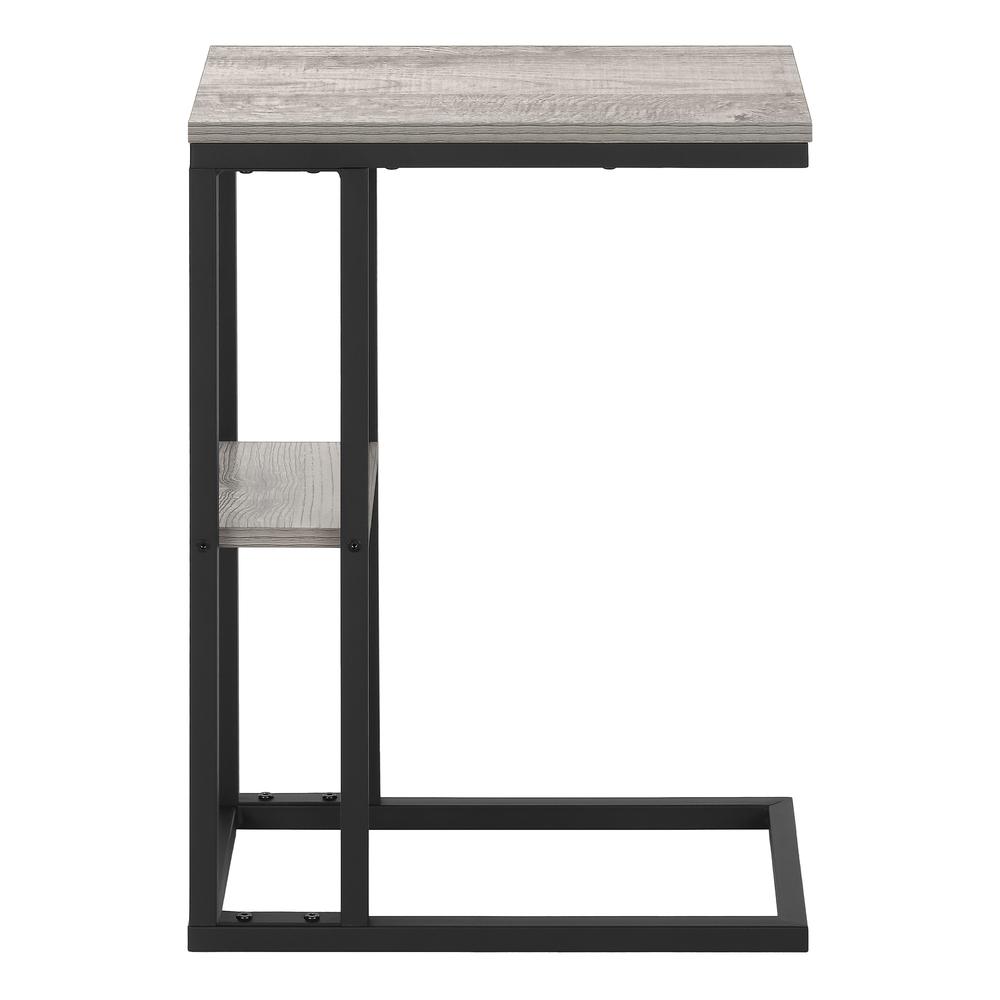 Embla - Accent Table C-shaped End Side Snack Living Room Bedroom Grey