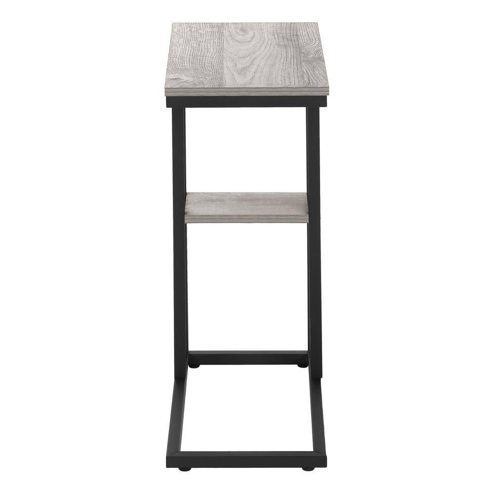Embla - Accent Table C-shaped End Side Snack Living Room Bedroom Grey
