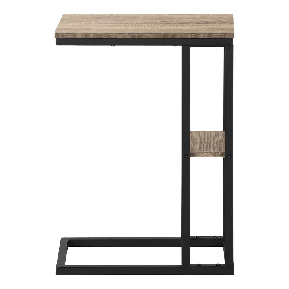 Tamsin - Accent Table C-shaped End Side Snack Living Room Bedroom Brown